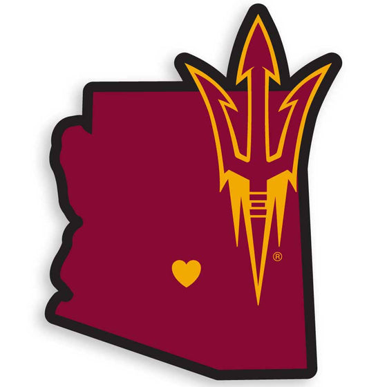 Arizona St. Sun Devils Home State Decal (SSKG) - 757 Sports Collectibles