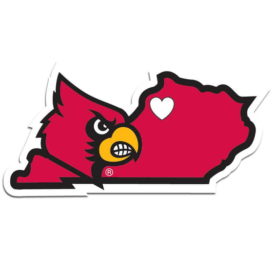 Louisville Cardinals Home State Decal (SSKG) - 757 Sports Collectibles