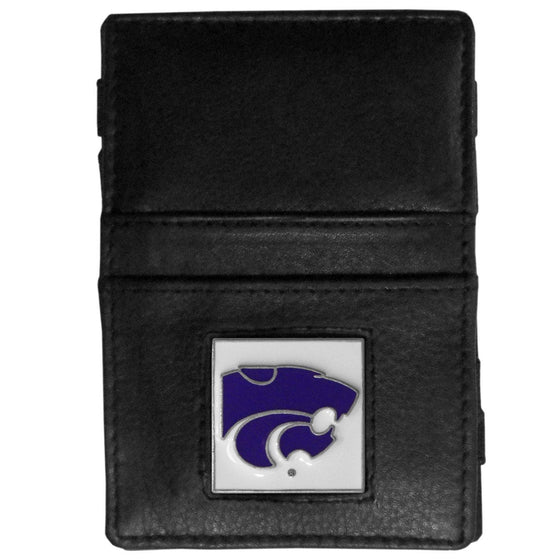 Kansas St. Wildcats Leather Jacob's Ladder Wallet (SSKG) - 757 Sports Collectibles