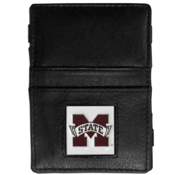 Mississippi St. Bulldogs Leather Jacob's Ladder Wallet (SSKG) - 757 Sports Collectibles