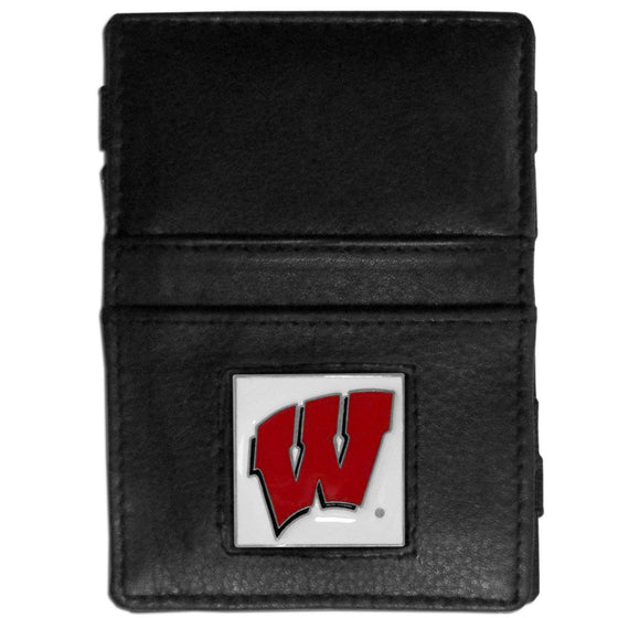 Wisconsin Badgers Leather Jacob's Ladder Wallet (SSKG) - 757 Sports Collectibles