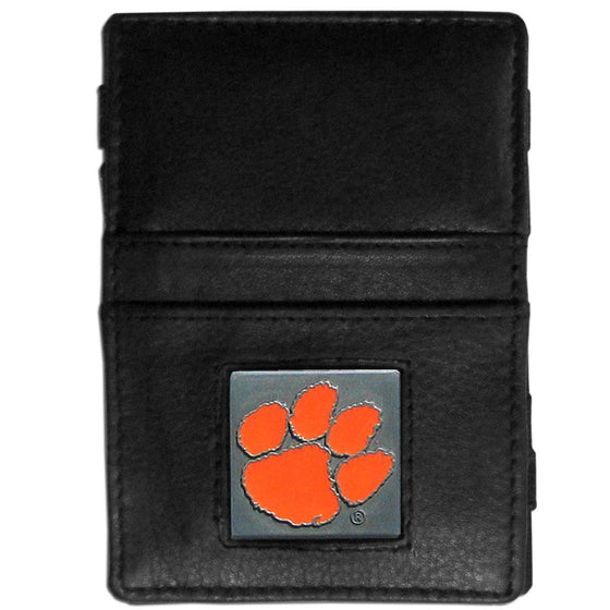 Clemson Tigers Leather Jacob's Ladder Wallet (SSKG) - 757 Sports Collectibles