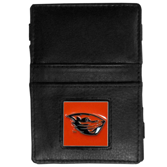 Oregon St. Beavers Leather Jacob's Ladder Wallet (SSKG) - 757 Sports Collectibles