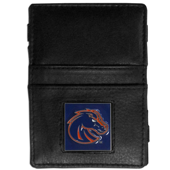 Boise St. Broncos Leather Jacob's Ladder Wallet (SSKG) - 757 Sports Collectibles