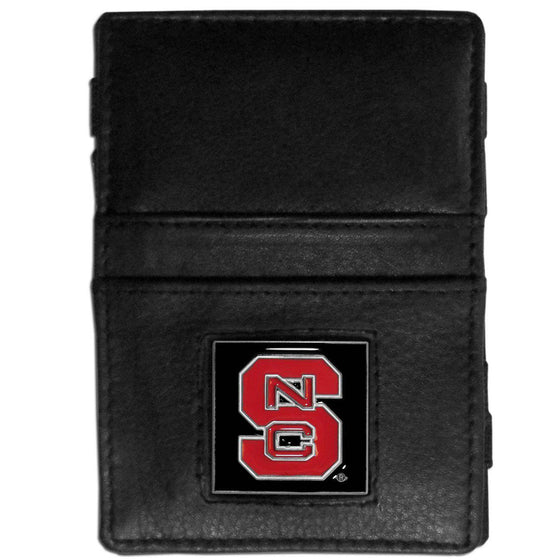 N. Carolina St. Wolfpack Leather Jacob's Ladder Wallet (SSKG) - 757 Sports Collectibles