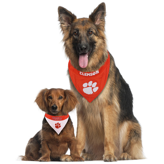 Clemson Tigers Reversible Bandana Pets First - 757 Sports Collectibles
