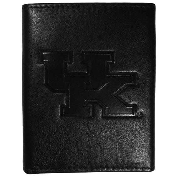 Kentucky Wildcats Embossed Leather Tri-fold Wallet (SSKG) - 757 Sports Collectibles