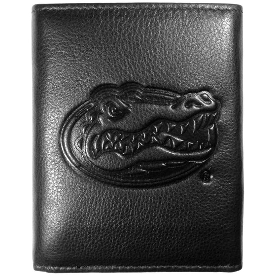 Florida Gators Embossed Leather Tri-fold Wallet (SSKG) - 757 Sports Collectibles