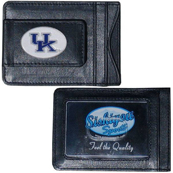 Kentucky Wildcats Leather Cash & Cardholder (SSKG) - 757 Sports Collectibles