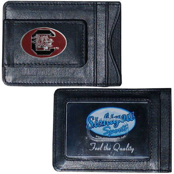 S. Carolina Gamecocks Leather Cash & Cardholder (SSKG) - 757 Sports Collectibles