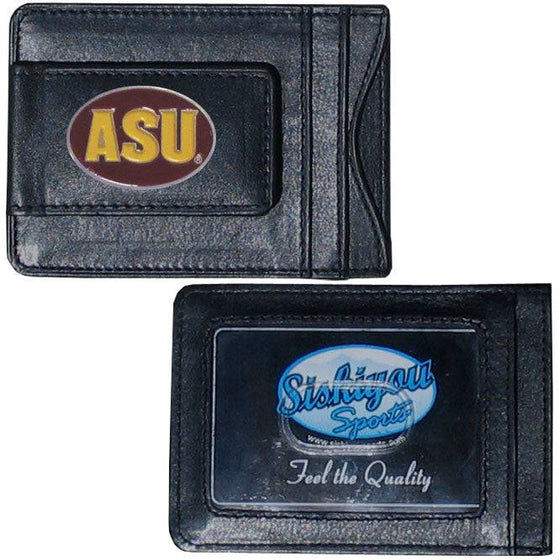 Arizona St. Sun Devils Leather Cash & Cardholder (SSKG) - 757 Sports Collectibles