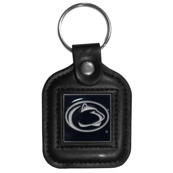 Penn St. Nittany Lions Square Leatherette Key Chain (SSKG) - 757 Sports Collectibles