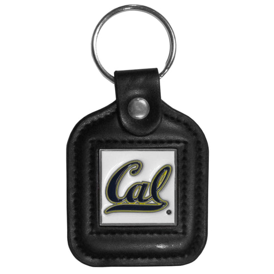 Cal Berkeley Bears Square Leatherette Key Chain (SSKG) - 757 Sports Collectibles