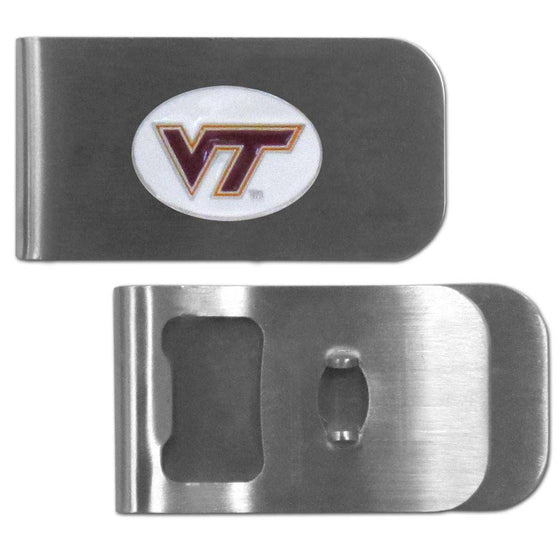 Virginia Tech Hokies Bottle Opener Money Clip (SSKG) - 757 Sports Collectibles