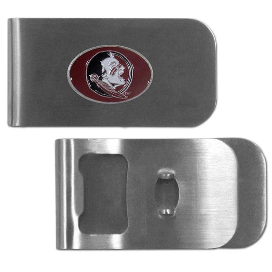 Florida St. Seminoles Bottle Opener Money Clip (SSKG) - 757 Sports Collectibles