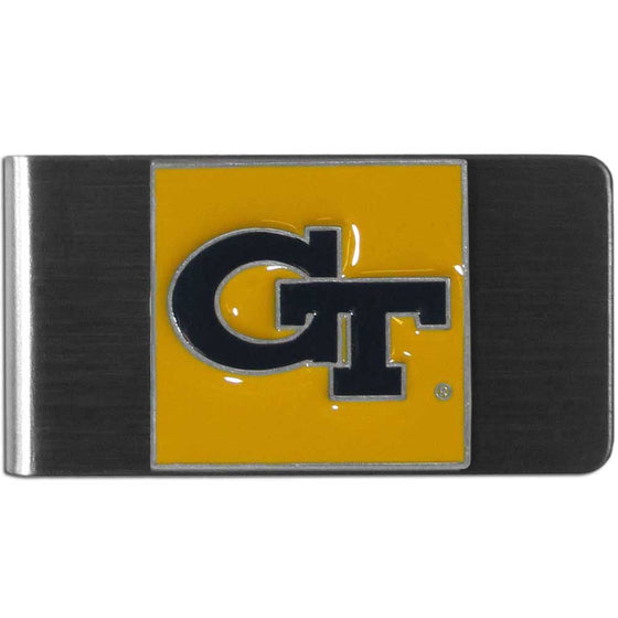 Georgia Tech Yellow Jackets Steel Money Clip (SSKG) - 757 Sports Collectibles