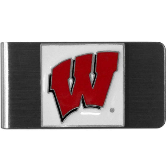 Wisconsin Badgers Steel Money Clip (SSKG) - 757 Sports Collectibles