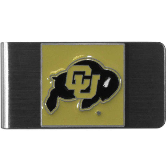 Colorado Buffaloes Steel Money Clip (SSKG) - 757 Sports Collectibles