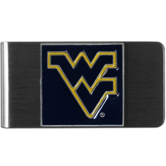 W. Virginia Mountaineers Steel Money Clip (SSKG) - 757 Sports Collectibles