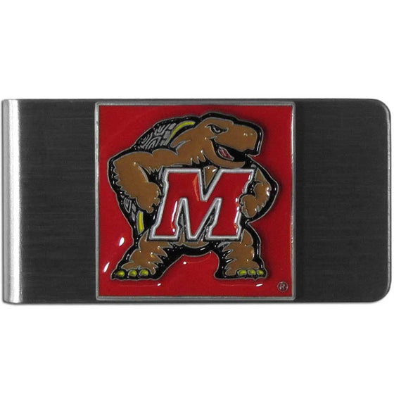 Maryland Terrapins Steel Money Clip (SSKG) - 757 Sports Collectibles