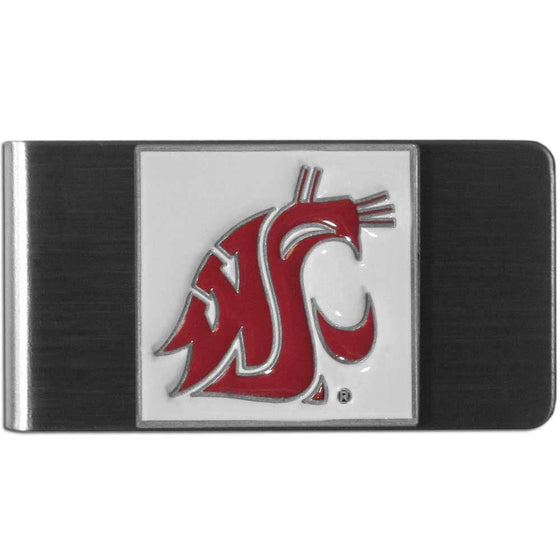 Washington St. Cougars Steel Money Clip (SSKG) - 757 Sports Collectibles