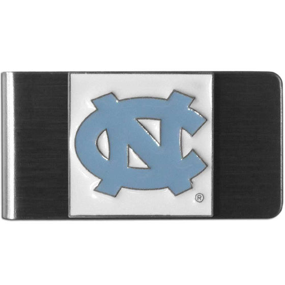 N. Carolina Tar Heels Steel Money Clip (SSKG) - 757 Sports Collectibles