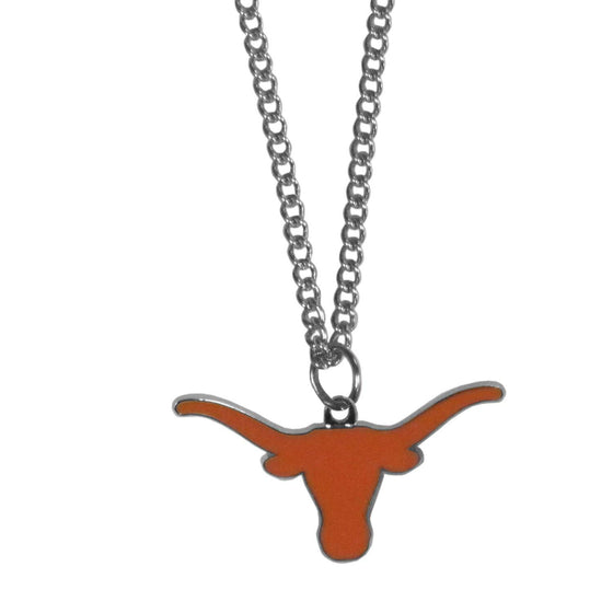 Texas Longhorns Chain Necklace with Small Charm (SSKG) - 757 Sports Collectibles