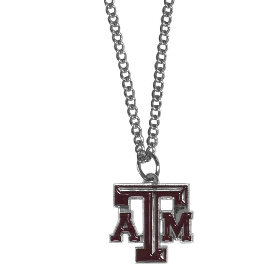 Texas A & M Aggies Chain Necklace with Small Charm (SSKG) - 757 Sports Collectibles