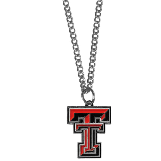 Texas Tech Raiders Chain Necklace with Small Charm (SSKG) - 757 Sports Collectibles