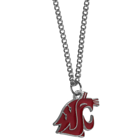 Washington St. Cougars Chain Necklace with Small Charm (SSKG) - 757 Sports Collectibles