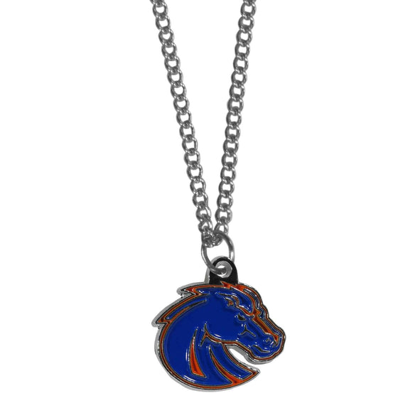 Boise St. Broncos Chain Necklace with Small Charm (SSKG) - 757 Sports Collectibles