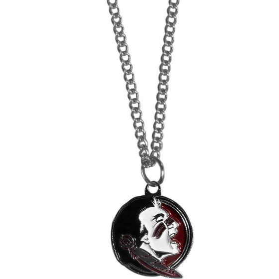 Florida St. Seminoles Chain Necklace with Small Charm (SSKG) - 757 Sports Collectibles