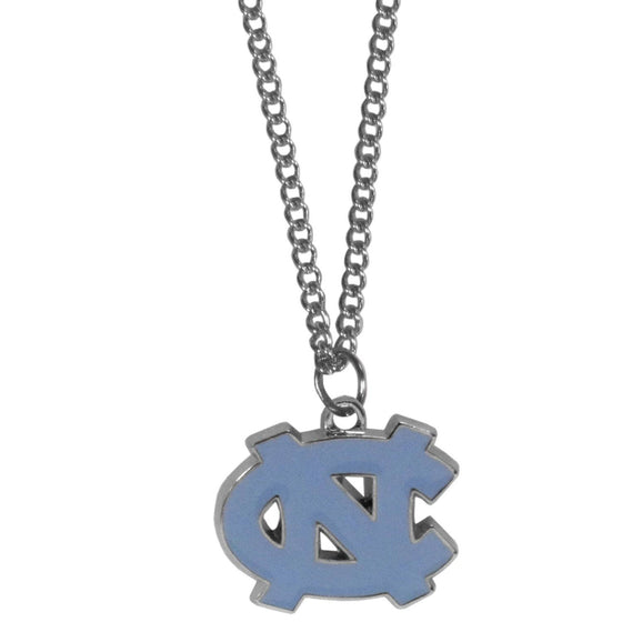 N. Carolina Tar Heels Chain Necklace with Small Charm (SSKG) - 757 Sports Collectibles