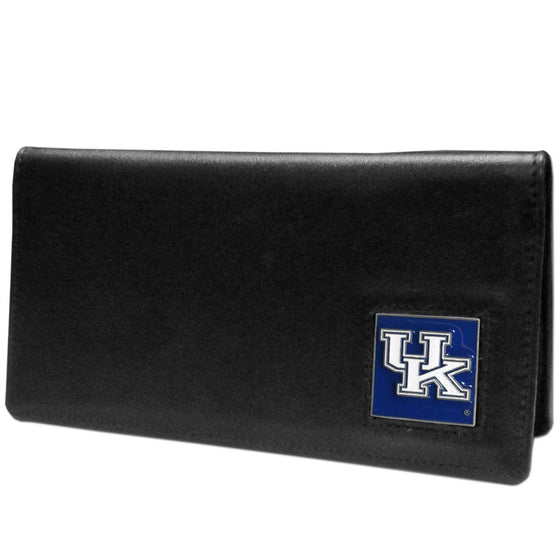 Kentucky Wildcats Leather Checkbook Cover (SSKG) - 757 Sports Collectibles