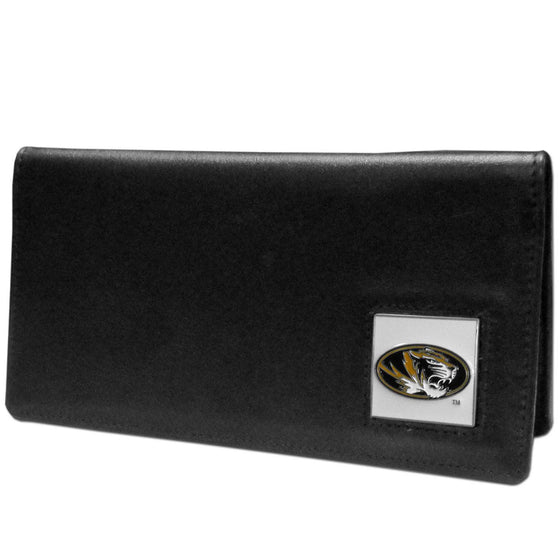 Missouri Tigers Leather Checkbook Cover (SSKG) - 757 Sports Collectibles