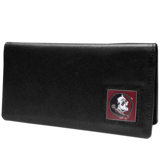 Florida St. Seminoles Leather Checkbook Cover (SSKG) - 757 Sports Collectibles