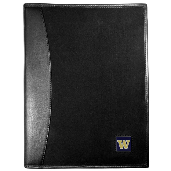 Washington Huskies Leather and Canvas Padfolio (SSKG) - 757 Sports Collectibles