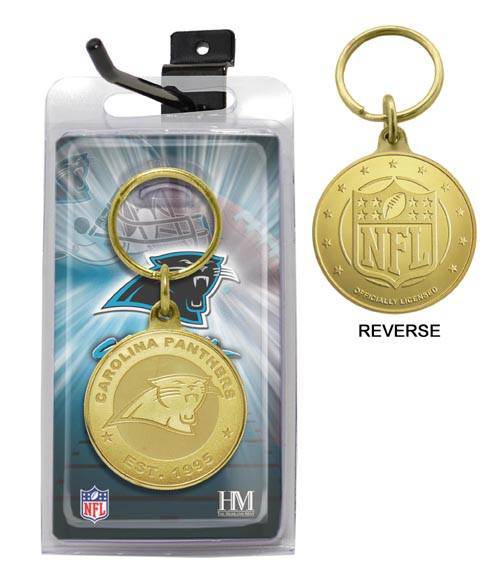 Carolina Panthers Bronze Bullion Keychain (HM) - 757 Sports Collectibles