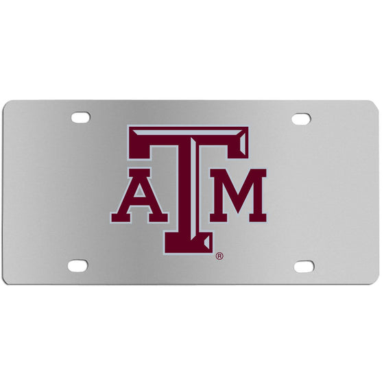 Texas A & M Aggies Steel License Plate Wall Plaque (SSKG) - 757 Sports Collectibles