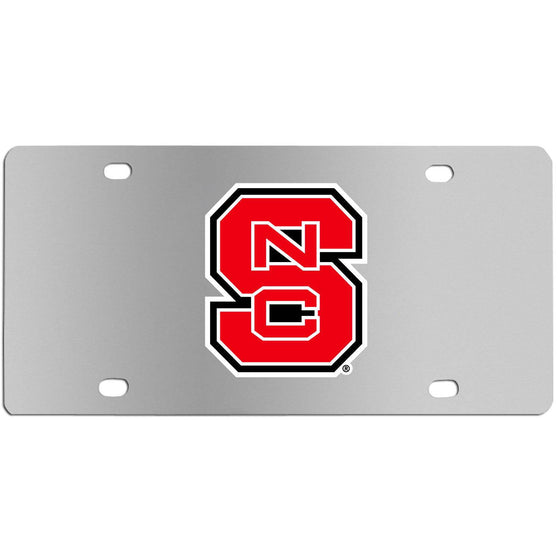 N. Carolina St. Wolfpack Steel License Plate Wall Plaque (SSKG) - 757 Sports Collectibles