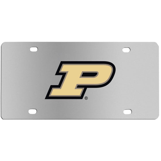 Purdue Boilermakers Steel License Plate Wall Plaque (SSKG) - 757 Sports Collectibles