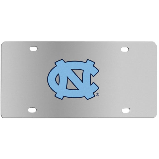 N. Carolina Tar Heels Steel License Plate Wall Plaque (SSKG) - 757 Sports Collectibles