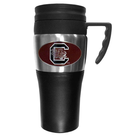 S. Carolina Gamecocks Steel Travel Mug w/Handle (SSKG) - 757 Sports Collectibles