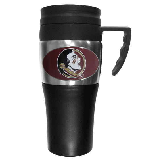 Florida St. Seminoles Steel Travel Mug w/Handle (SSKG) - 757 Sports Collectibles