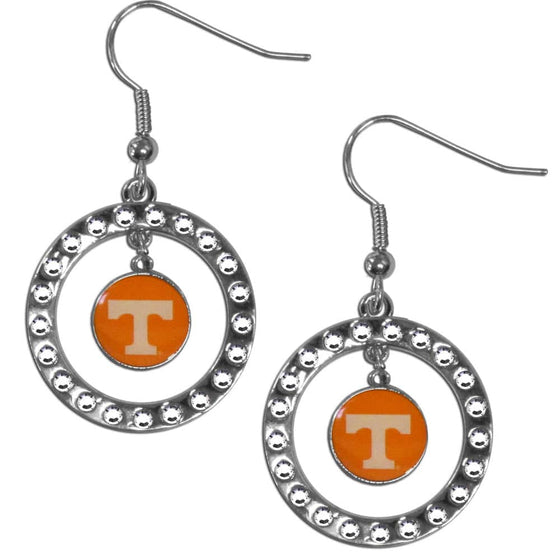 Tennessee Volunteers Rhinestone Hoop Earrings (SSKG) - 757 Sports Collectibles