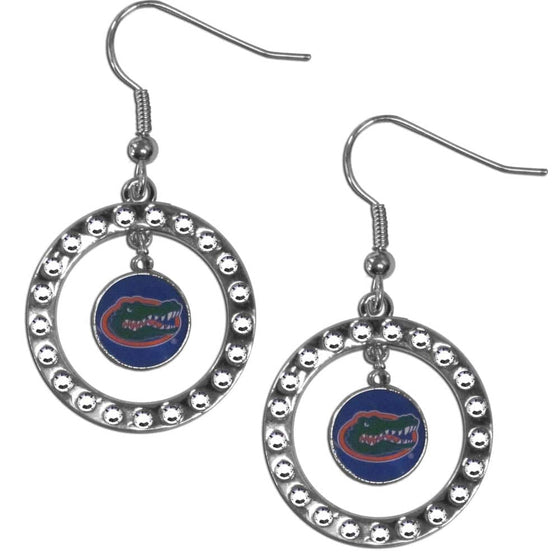 Florida Gators Rhinestone Hoop Earrings (SSKG) - 757 Sports Collectibles