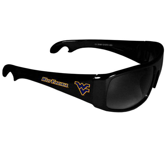 W. Virginia Mountaineers Wrap Bottle Opener Sunglasses - 757 Sports Collectibles