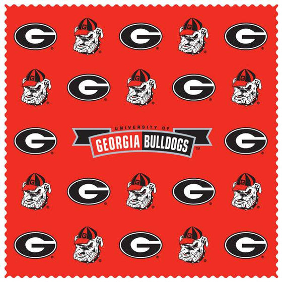 Georgia Bulldogs Microfiber Cleaning Cloth (SSKG) - 757 Sports Collectibles
