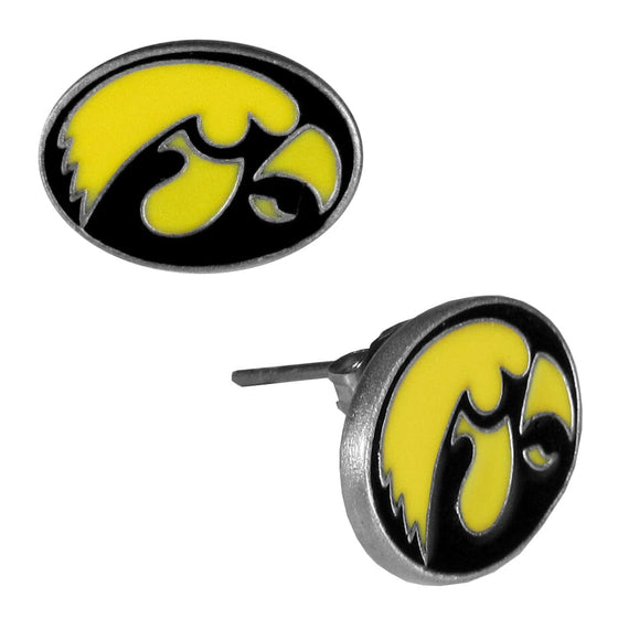 Iowa Hawkeyes Stud Earrings (SSKG) - 757 Sports Collectibles