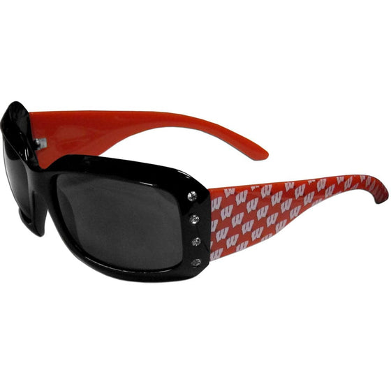 Wisconsin Badgers Designer Women's Sunglasses (SSKG) - 757 Sports Collectibles